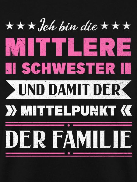 Mittelkind Sandwichkind Mittlere Schwester