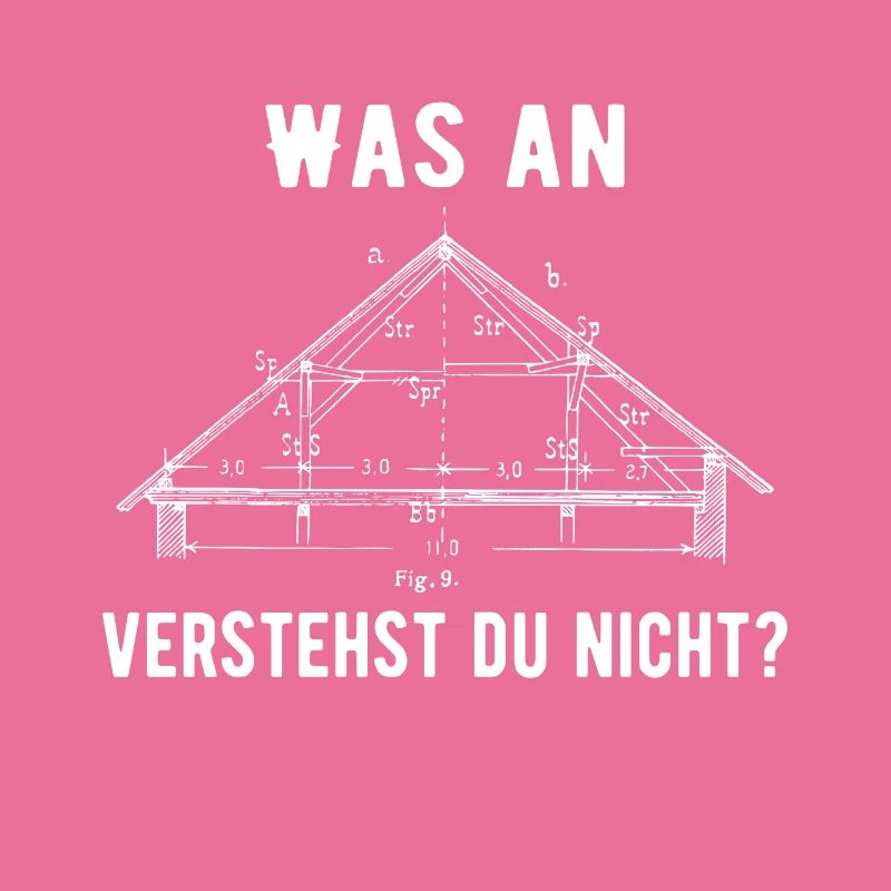 Zimmerer Handwerker Spruch Geschenk Zimmermann