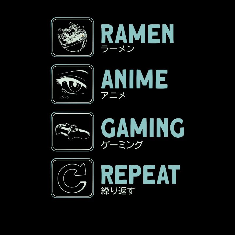 Ramen-anime-gaming-wiederholung