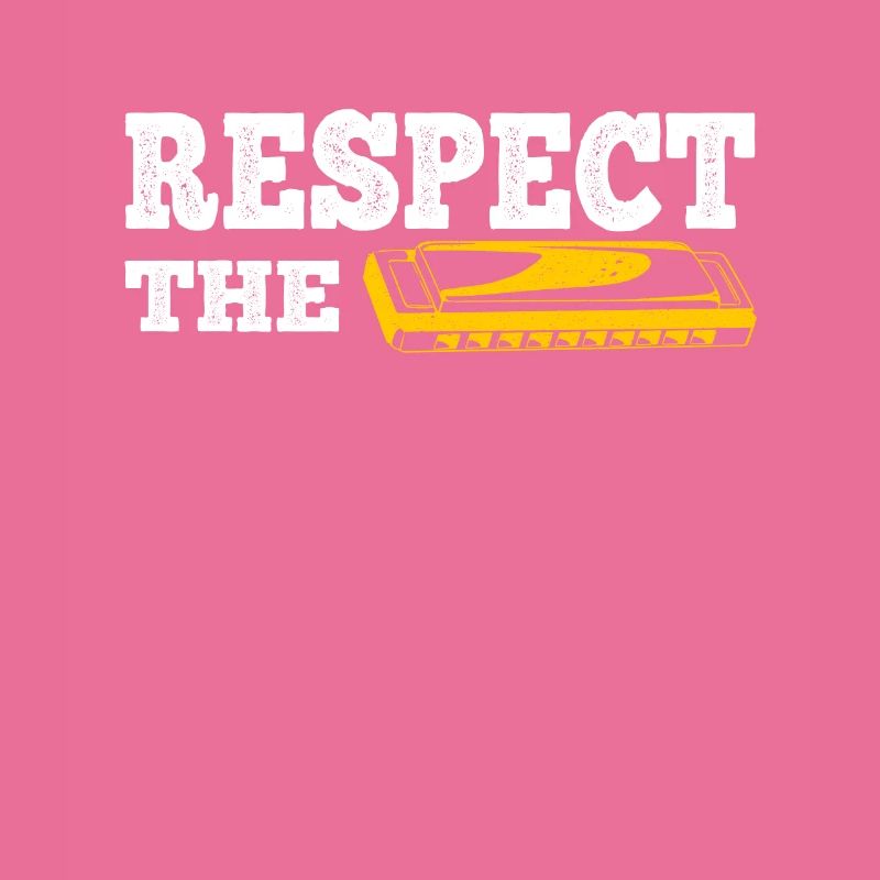 Respect The Harmonica Player Harmonicist Gift