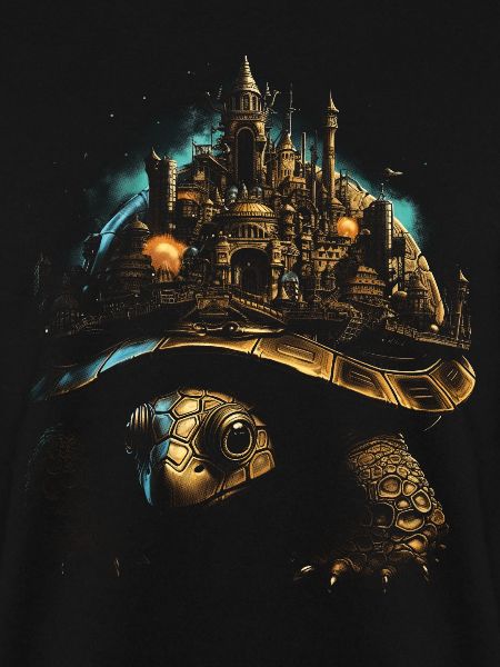 Steampunk Fantasy City Turtle