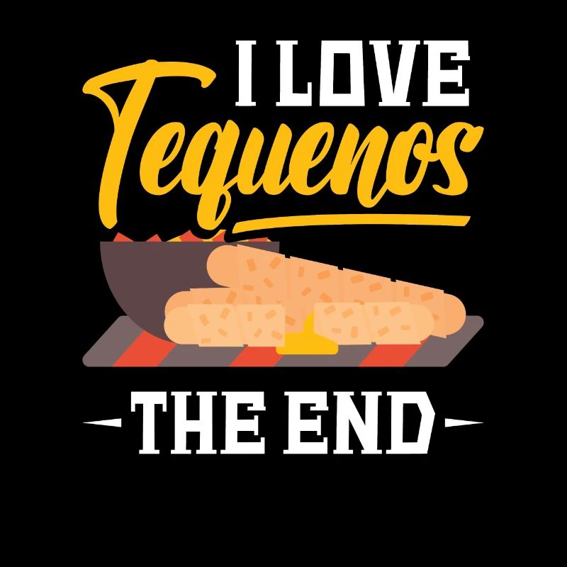 "I love tequeños" at the end