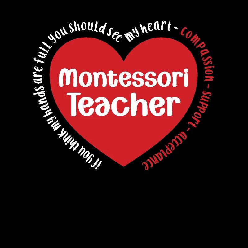 Montessori-lehrerin Ich Erhebe Mich, Indem Ich