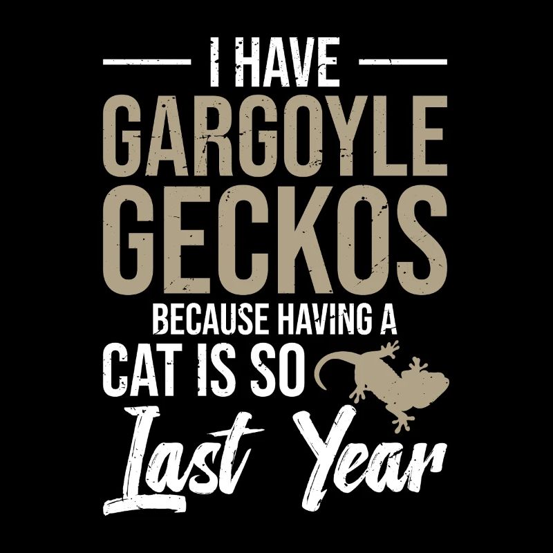J’ai des geckos gargouilles parce que c’est comme ça, un