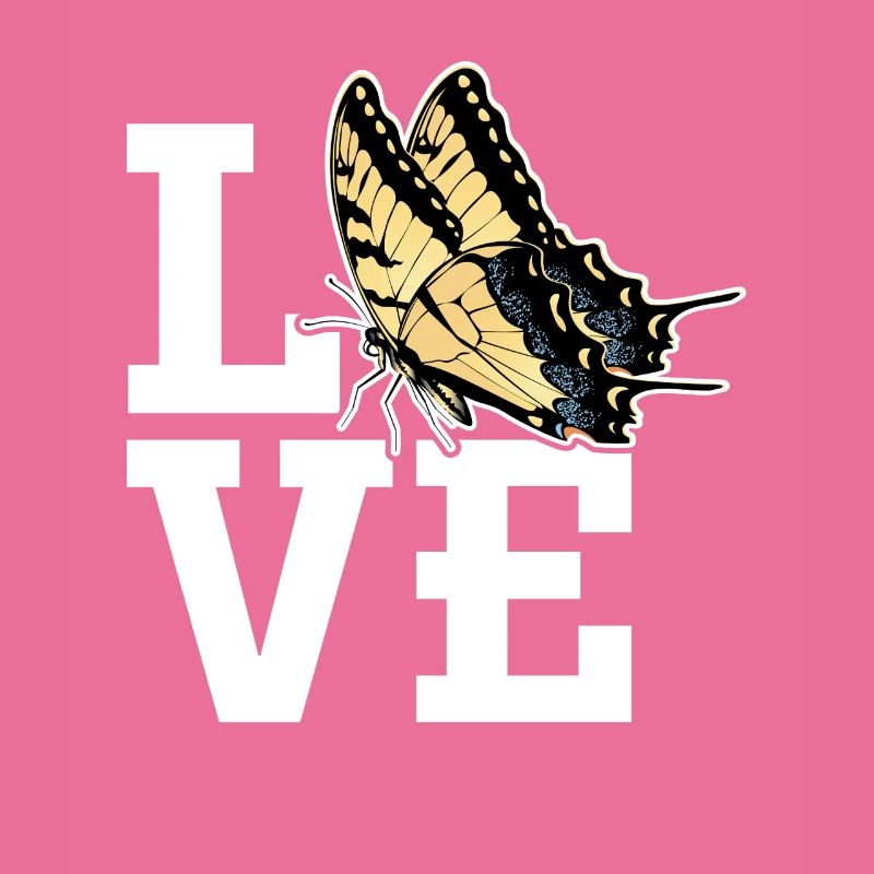 Tiger Swallowtails Sind Eine Mädchen Beste