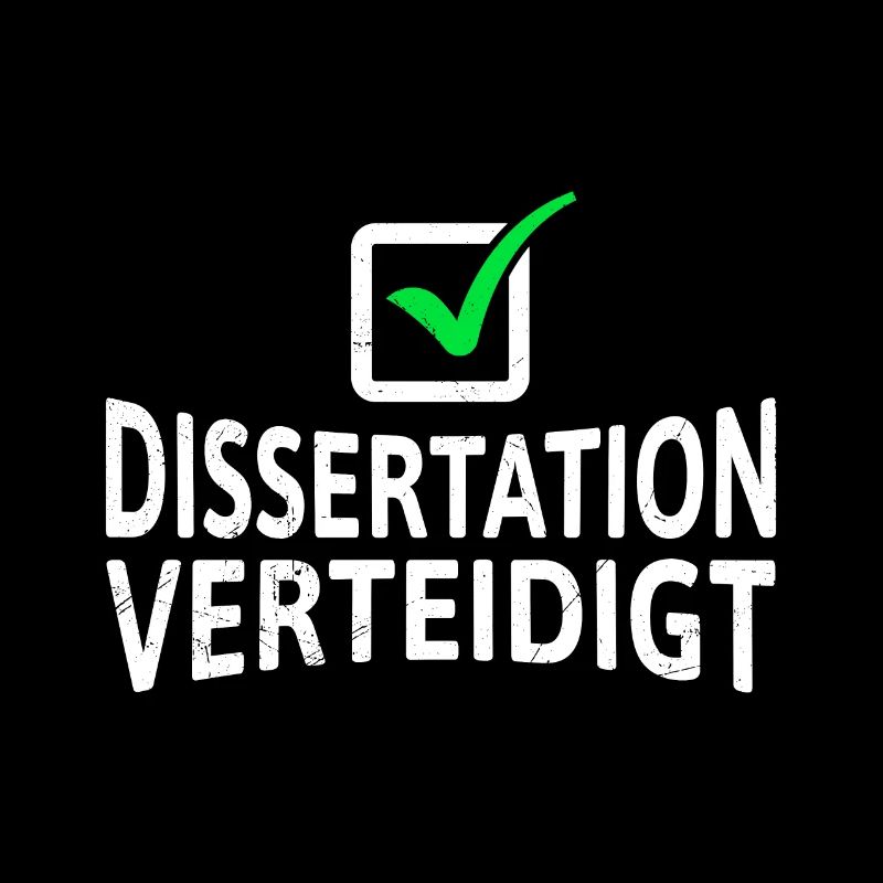 Dissertation verteidigt Doktor Ph.D Doktortitel
