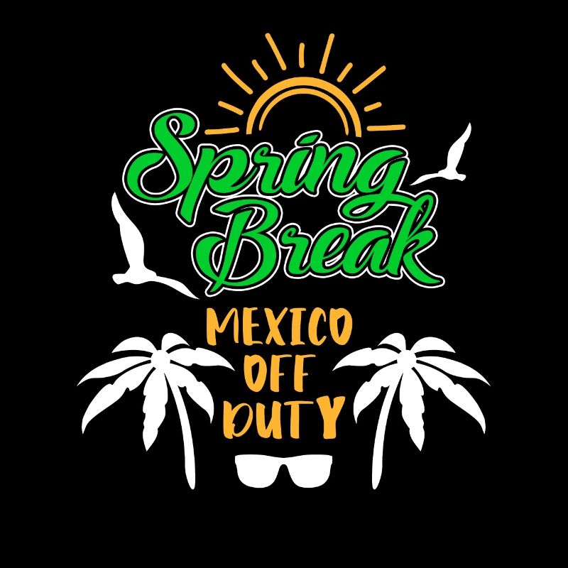 Spring Break Mexico off duty Ferien Spring Break