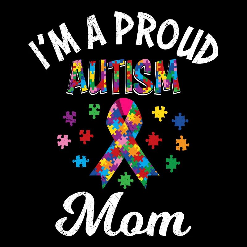 Fière maman de la conscience de l’enfant autiste