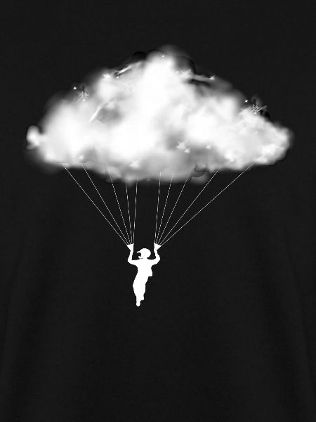 Paraglider Cloud Paraglider Mountains