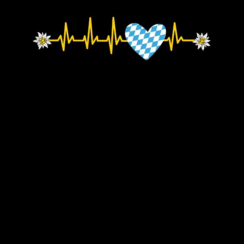 État libre de Bavière Palpitations cardiaques Drapeau bavarois