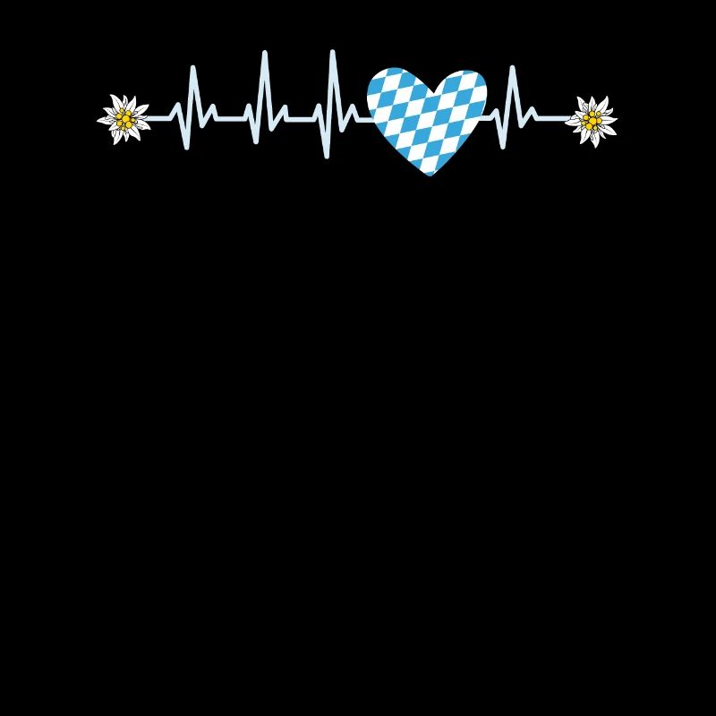 État libre de Bavière Palpitations cardiaques Drapeau bavarois
