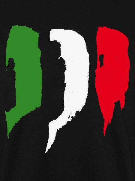 Italy Flag - Brush Strokes