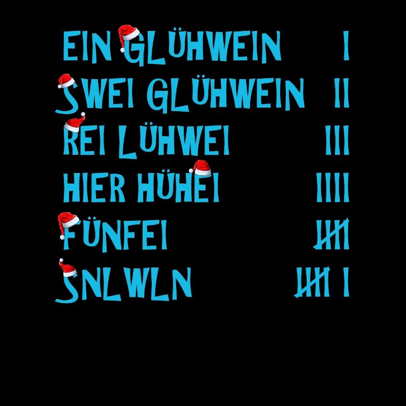 Weihnachten Ein Glühwein Swei Glühwein Rei