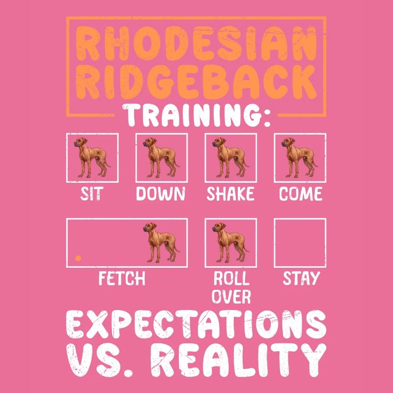 RHODESIAN RIDGEBACK TRAINING Lustiges Ridgeback