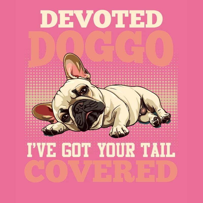 Bouledogue français DOGGO DÉVOUÉ Drôle