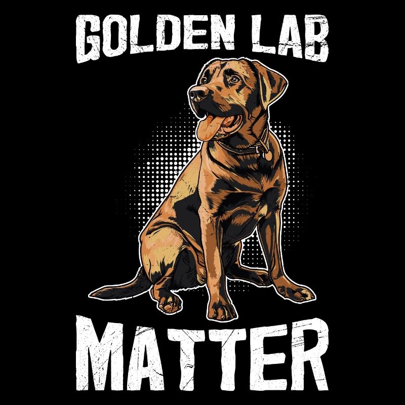 Golden Labrador GOLDEN LAB MATTER Labrador