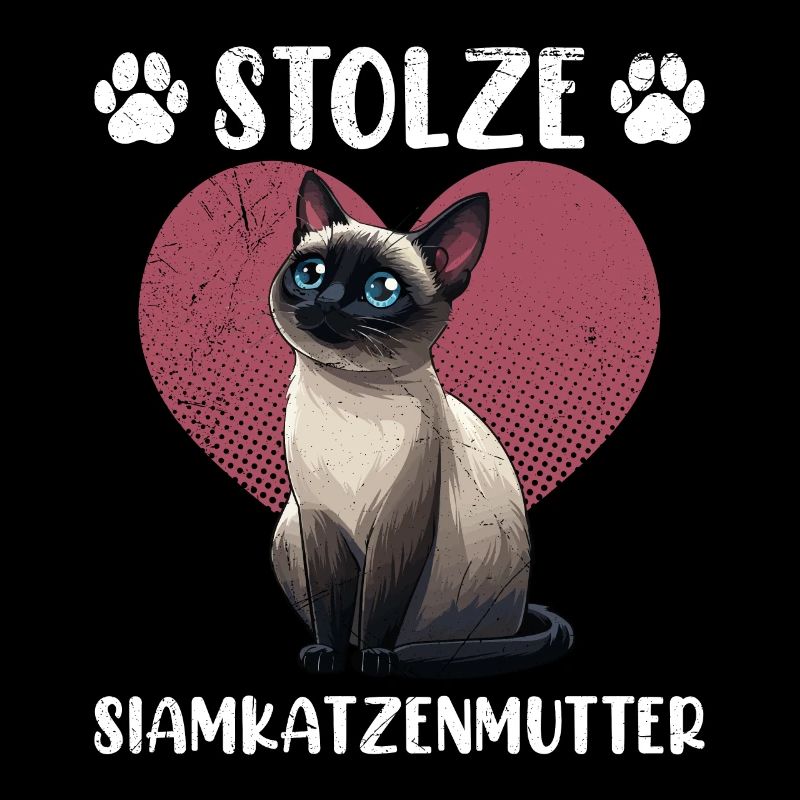 Siamkatzen STOLZE SIAMKATZENMUTTER Siam