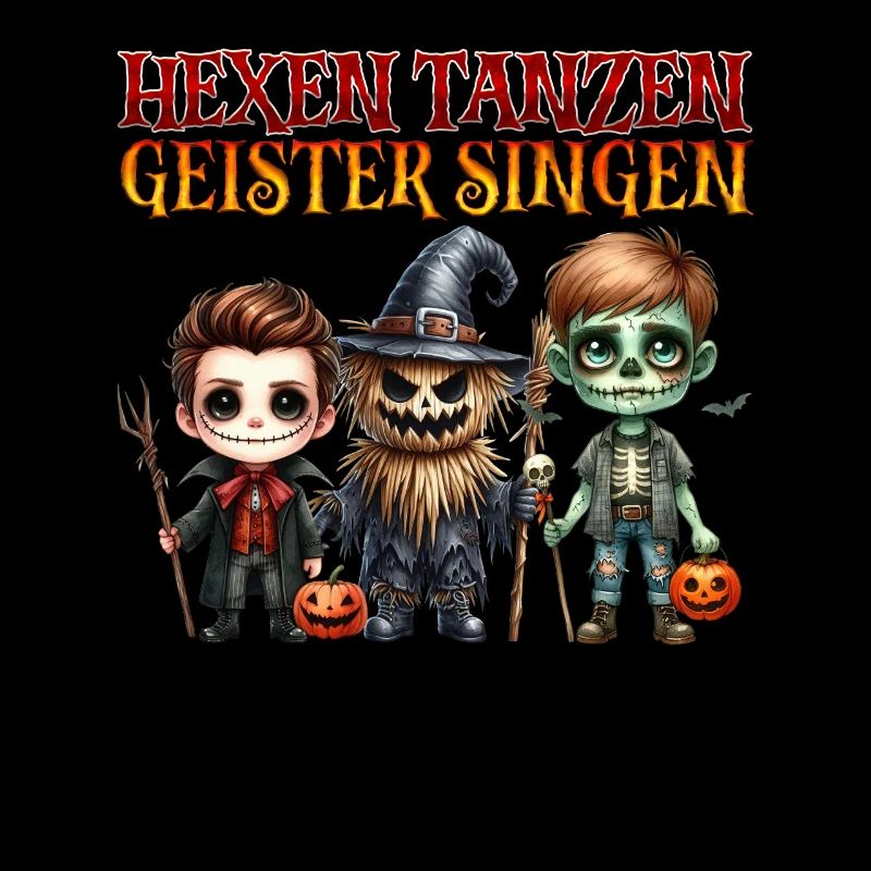 Halloween Costume WITCHES DANCING GHOSTS SINGING