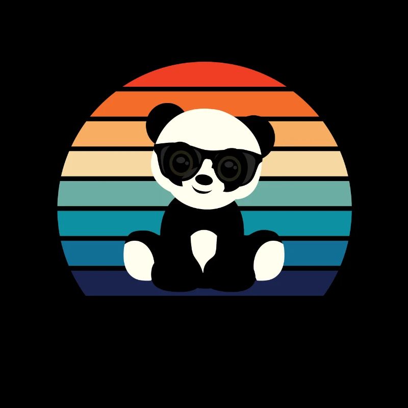 Panda mit Sonnenbrille