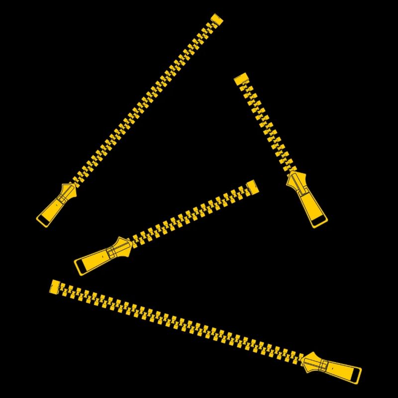 Fermetures éclair dans le style punk