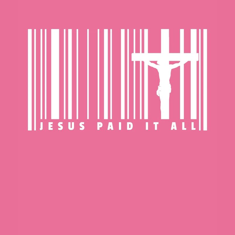 Jesus Barcode Strichkode T-Shirt Geschenk Glaube