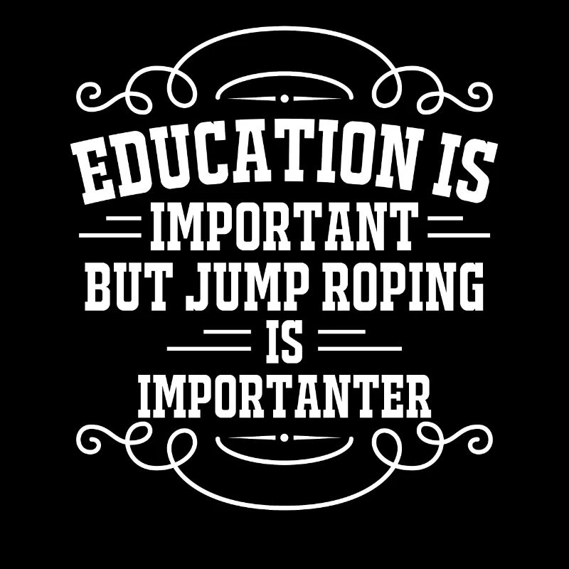 Education instruction jumping rope