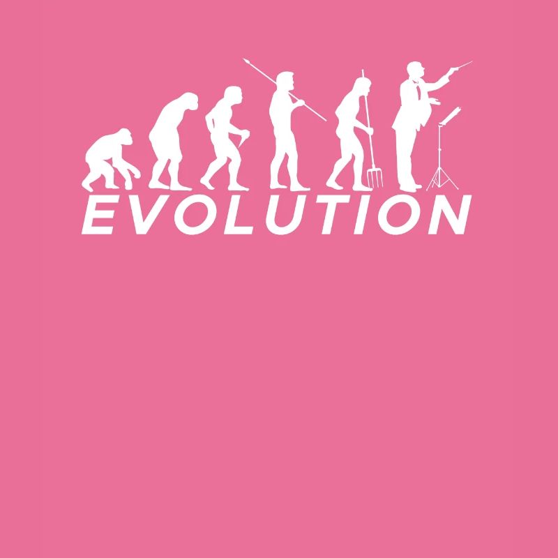 Evolution Dirigent T-Shirt Geschenk