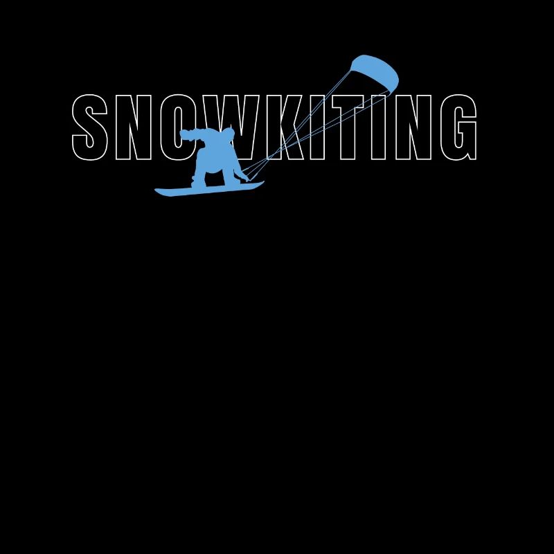 Snowkiting T-Shirt Gift