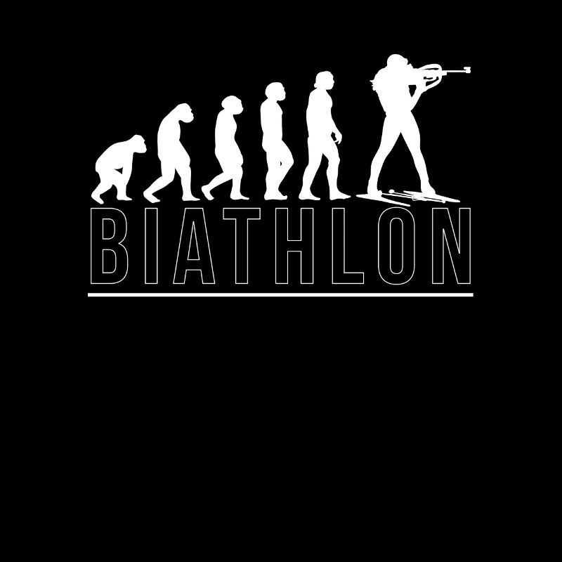 Evolution Biathlon Geschenk Langläufer