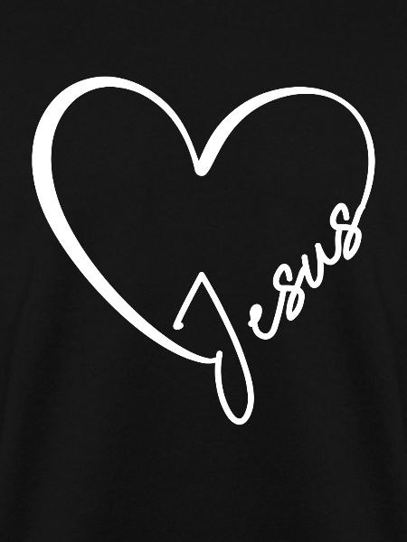 Jesus Love Herz Geschenk