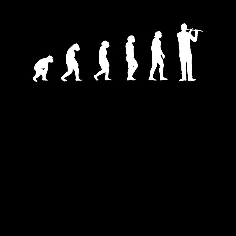 Evolution Flute Player Gift