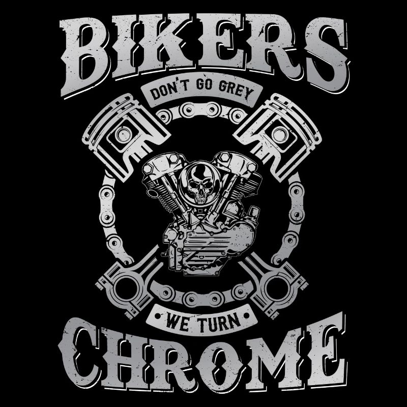 Motorradfahrer Geschenk Biker& Chrome