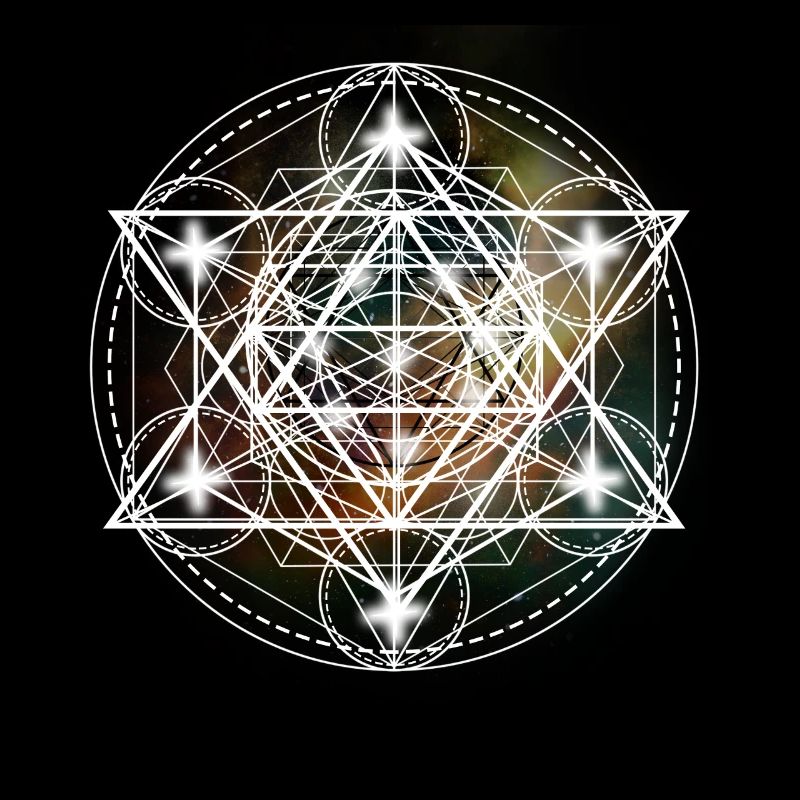 Metatron Cube Sacred Geometry Spiritual Yoga