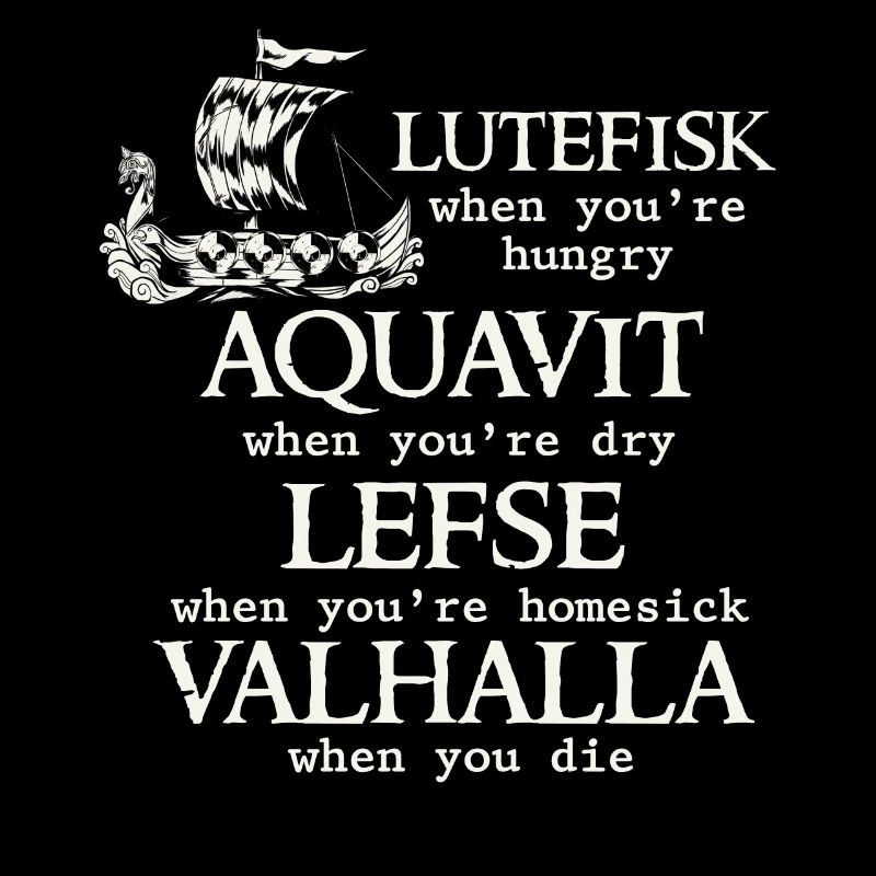 Poe scandinave, Viking, Lutéfisk