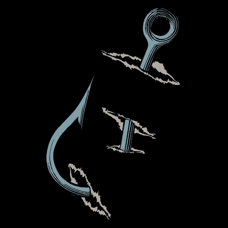 Pêcheurs, pêche, hameçons