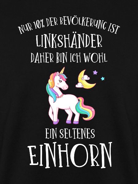 Linkshänder Einhorn