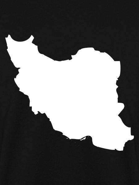Iran Landkarte Flagge