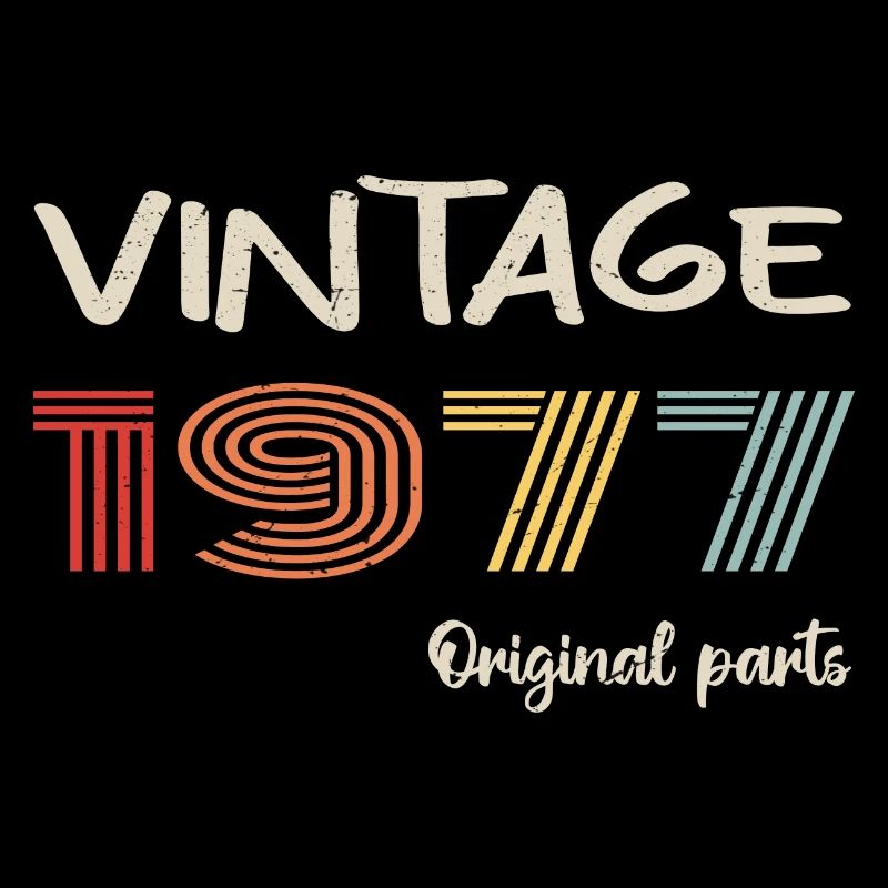 Millésime original 1977 | Cadeau d’anniversaire 1977