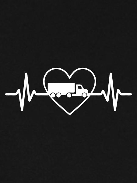 Herz- und Elektrokardiogramm-LKW-Design