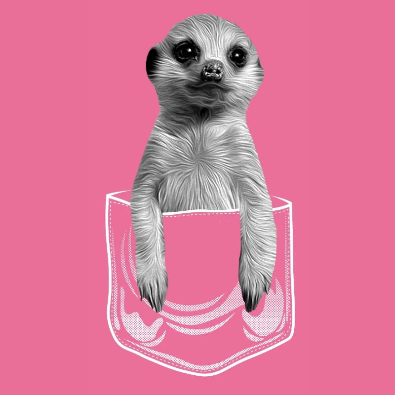 Bébé suricate en poche