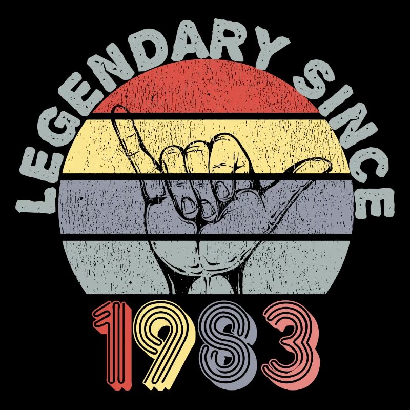 1983| Vintage Legendary since 1983 Anniversary