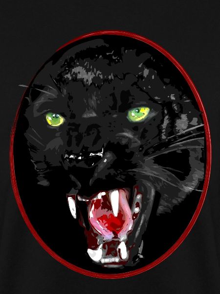 Schwarze Raubkatze