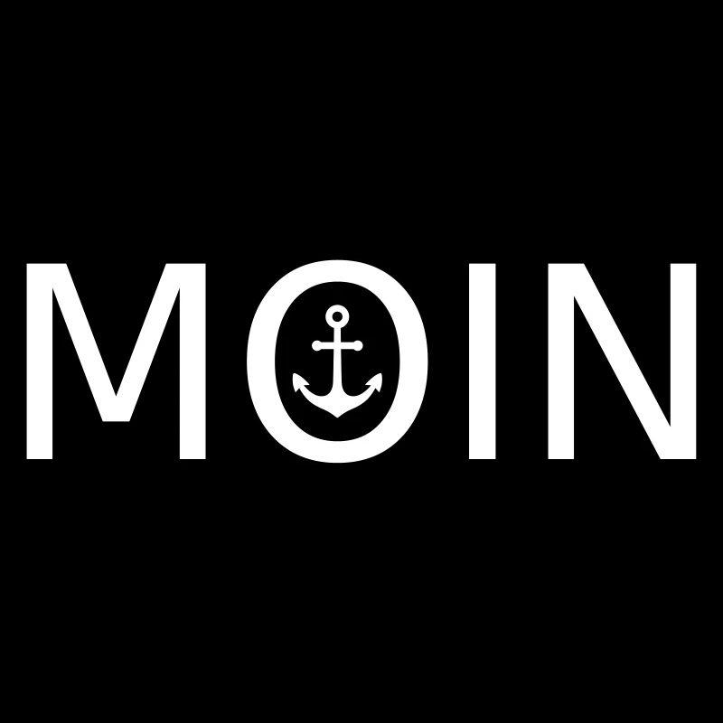 Moin mit Anker, maritim