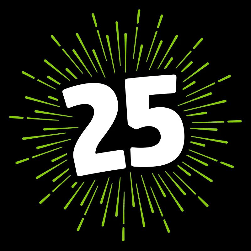 25 | GEBURTSTAGSSHIRT | FEUERWERK