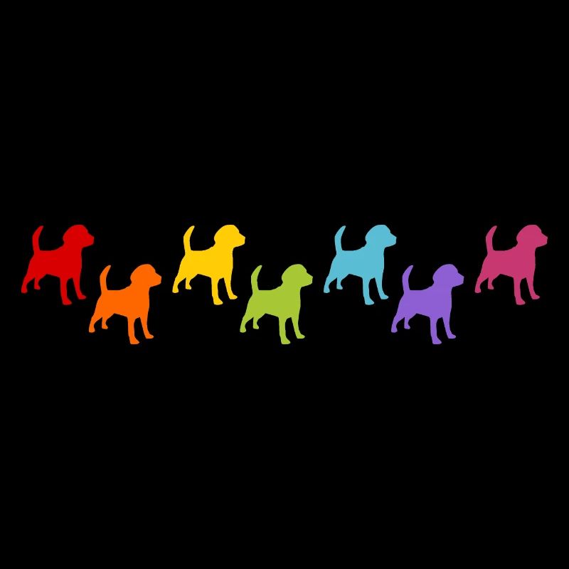 bunte Hunde