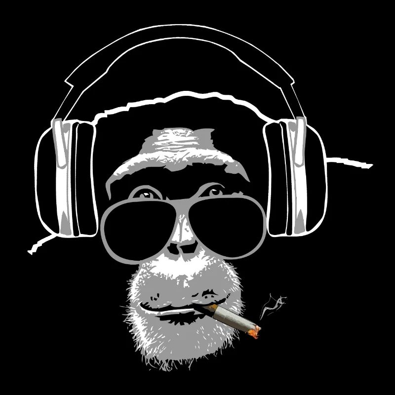 Schimpanse - Affe - Musik