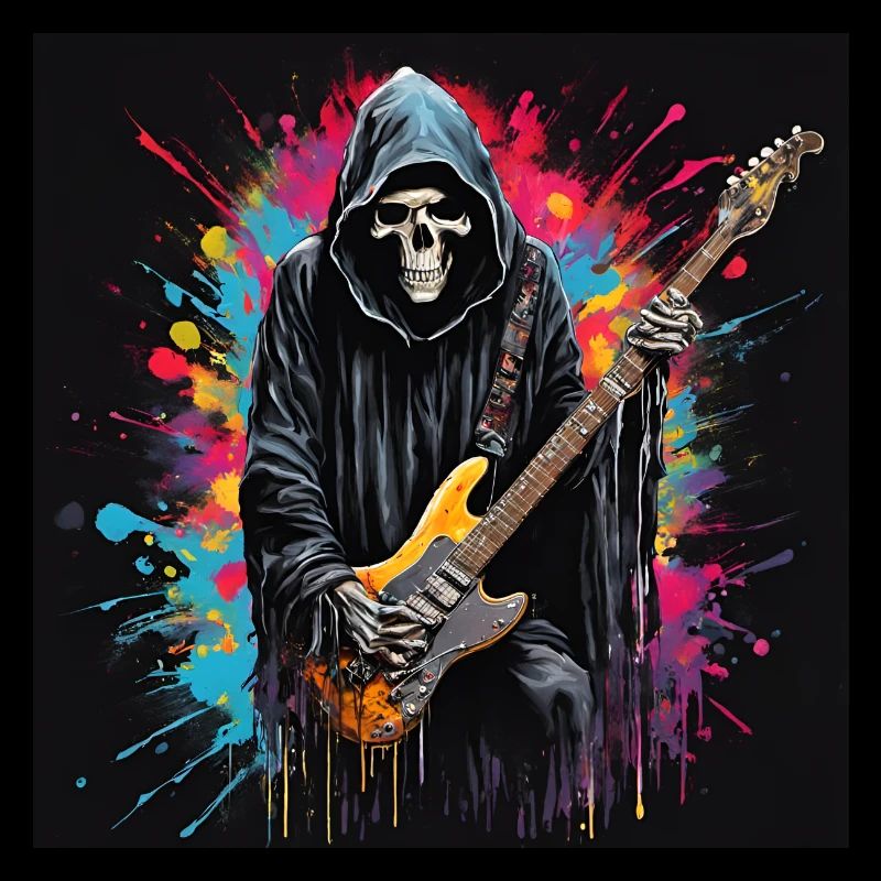 Der Sensenmann-Death-Gitarrist Splash Art