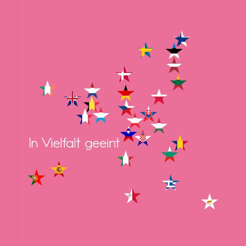 L’Europe Étoiles Drapeaux Uni dans la diversité