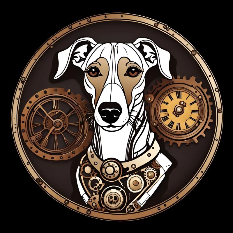 Steampunk Whippet Hund