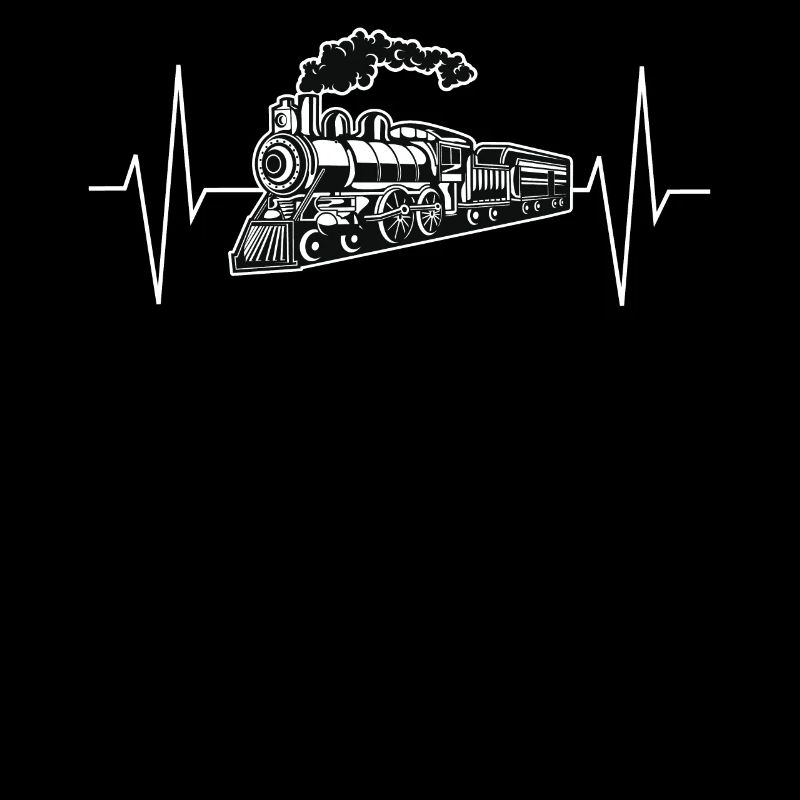 Model train model train EKG line gift